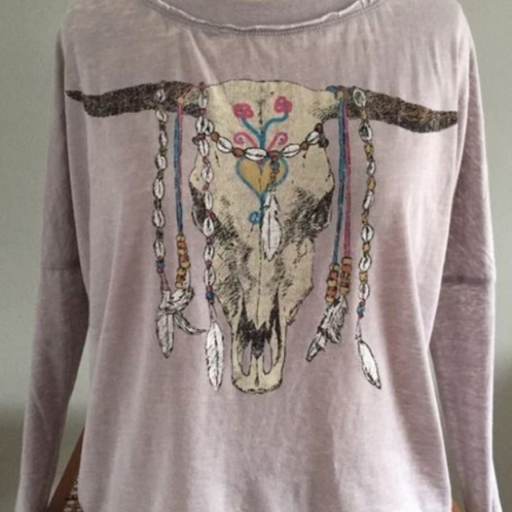 Chaser brand bull long sleeve top new large